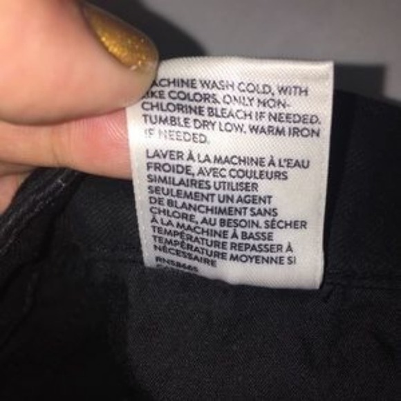 DP Women's Juniors Black Stretch Skinny Ankle Jeans Size 27 - Picture 3 of 7